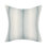 Theta 26" Linen Blend Throw Pillow, Blue
