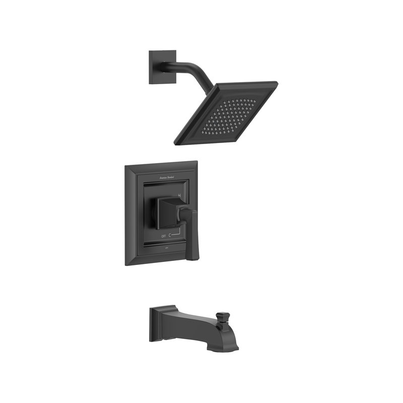 Town Square S Tub & Shower Faucet, Matte Black