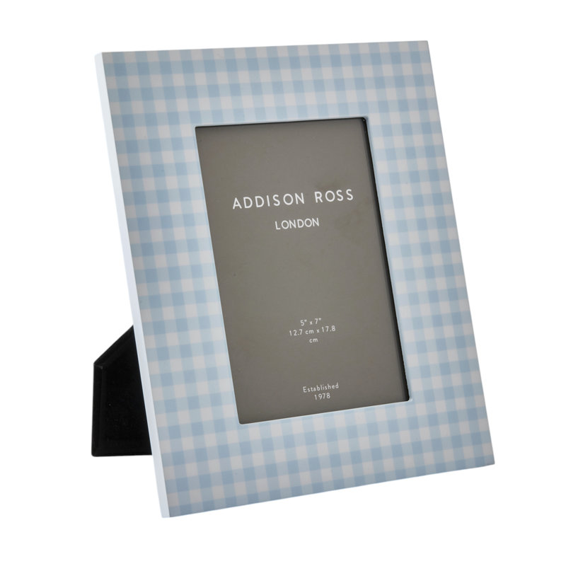 5x7 Gingham, Blue