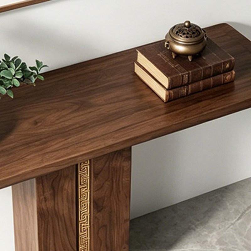 Nouvelle table d'entrée de style chinois, 35.43" H x 31.50" W x 13.77" D
