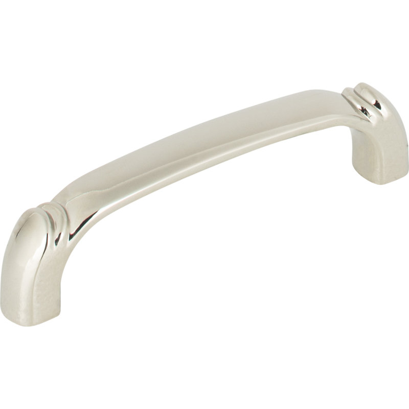 Pomander Bar pull, Polished Nickel, 3 3/4" Center to Center