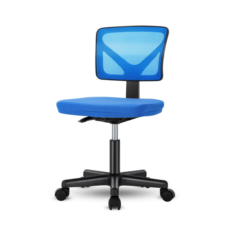 Chaise de bureau sans accoudoirs, Blue