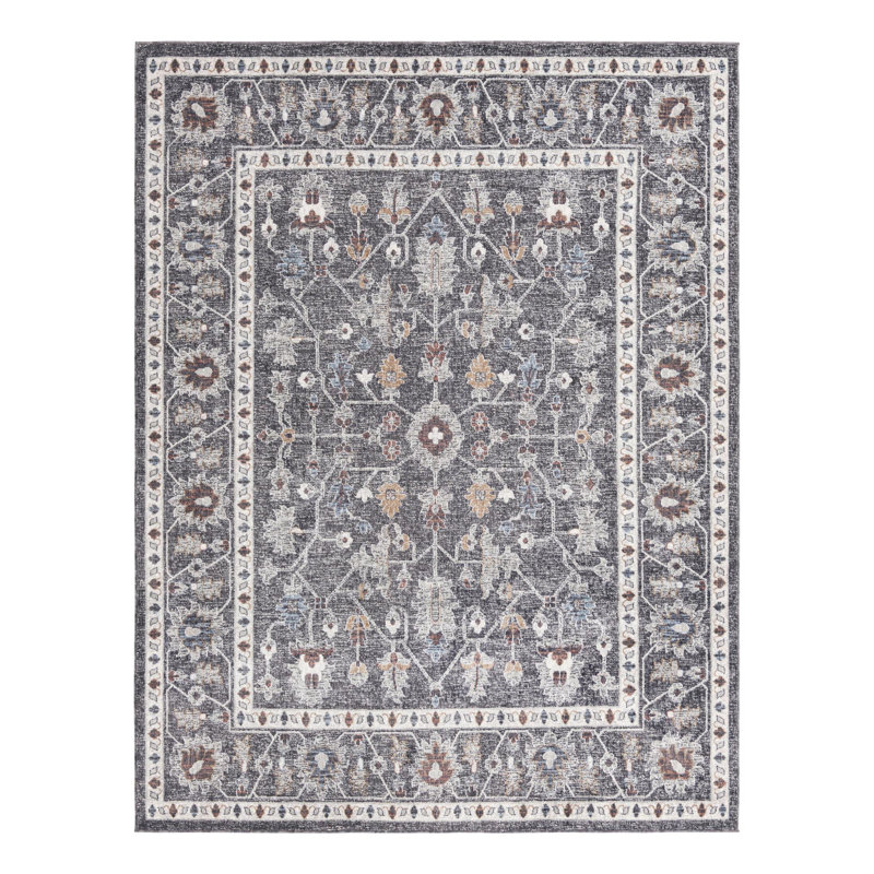 Erica Floral Indoor Rug, Rectangle 7'10" x 10'