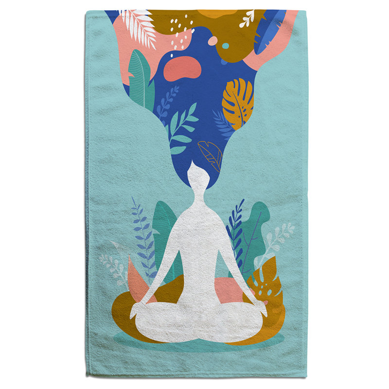 Navdar Polyester Shower Curtain Set, Blue