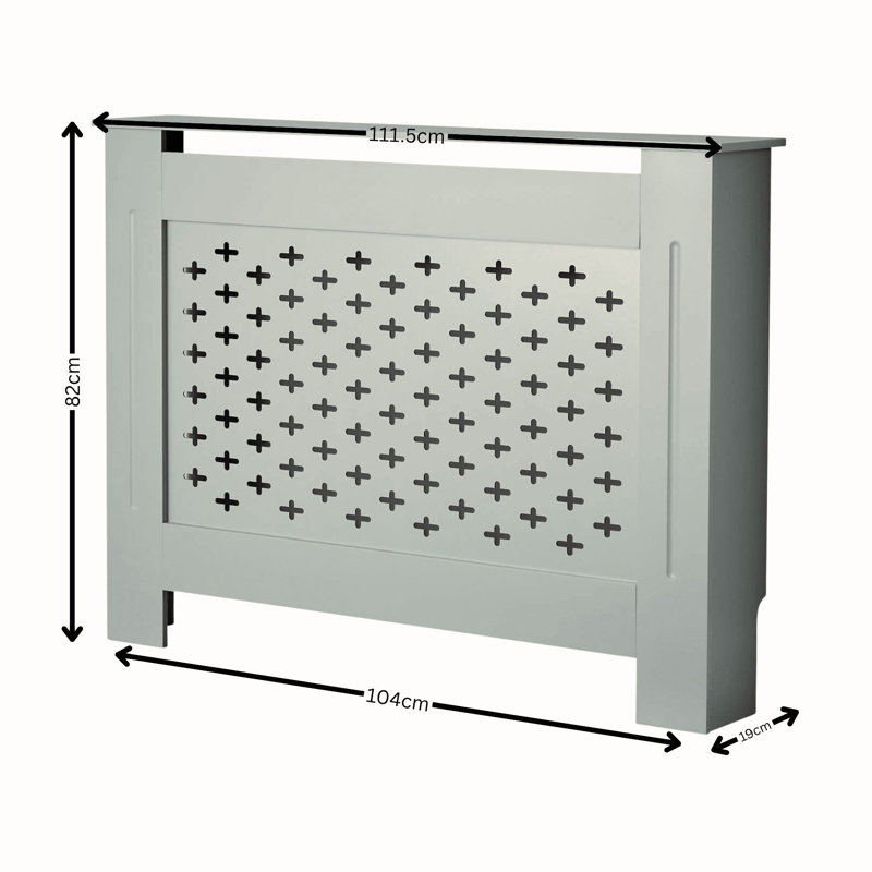 Guevara Radiator Cover, 82cm H x 111.5cm W x 19cm D
