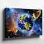 Toile dans un tableau cosmique à couper le souffle, art mural de la grande terre comme la planète-1225358353