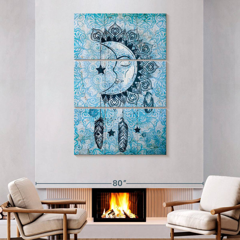 Mandala Kerner Boho, H 74 po x l 48 po