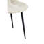 Chaise de salle à manger moderne en tissu avec motif de grille élégant-1819445462