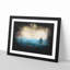 Edinburgh Skyline In Scotland Paint Splash - Framed Print-56915676-56915680