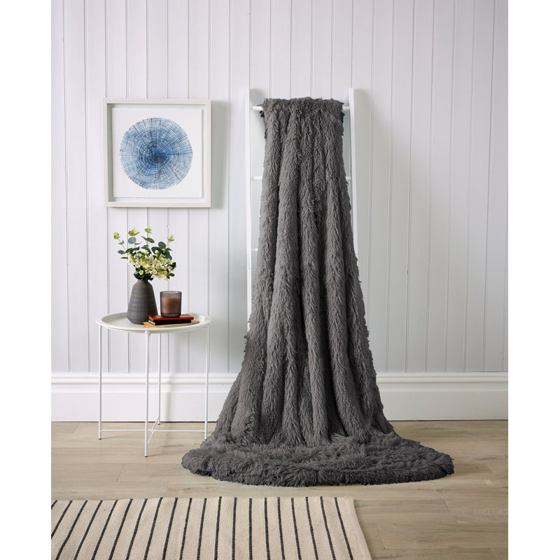 Throw Blanket, 200cm x 150cm, Grey