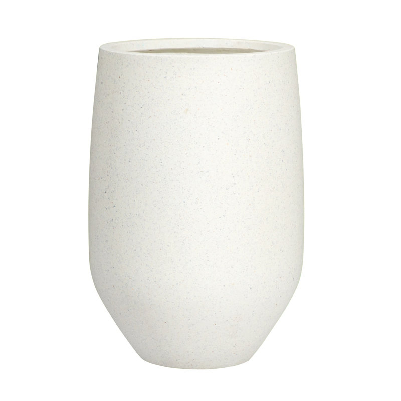 Pot à fleurs Culbane, H 19 po x l 13 po x P 13 po, Blanc
