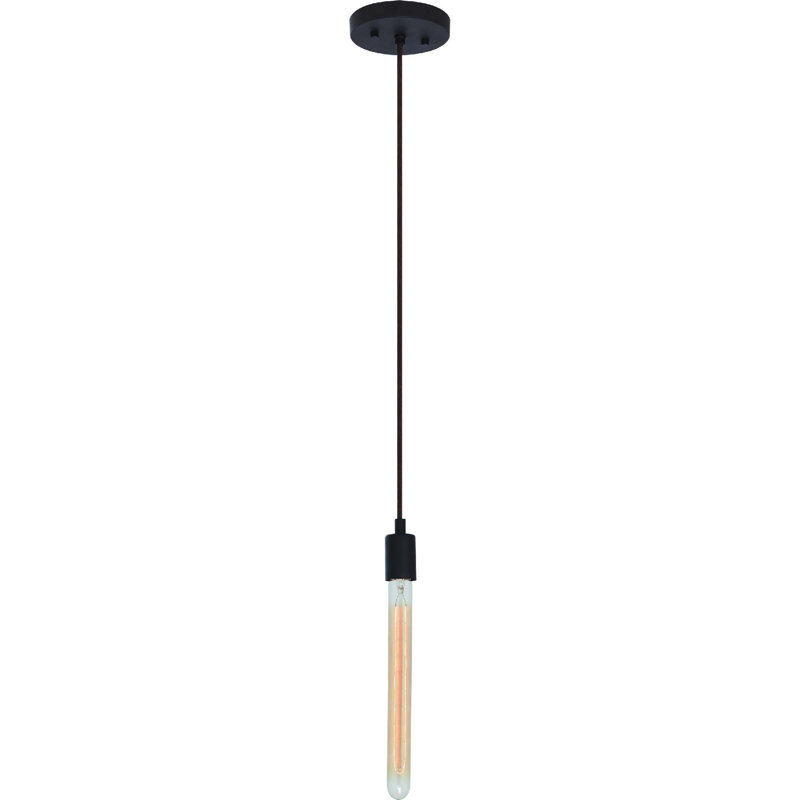  Prelude 1-Light Indoor Antique Bronze Hanging Mini Pendant