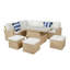 Pelias - Rattan Corner Sofa Set With Rising Table - 8 Seats-1007307423-1007307421