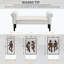 Banc en lin avec accoudoirs-252390504
