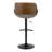 Palmona Adjustable Bar Stool with Rounded T Footrest-125480983-125480984