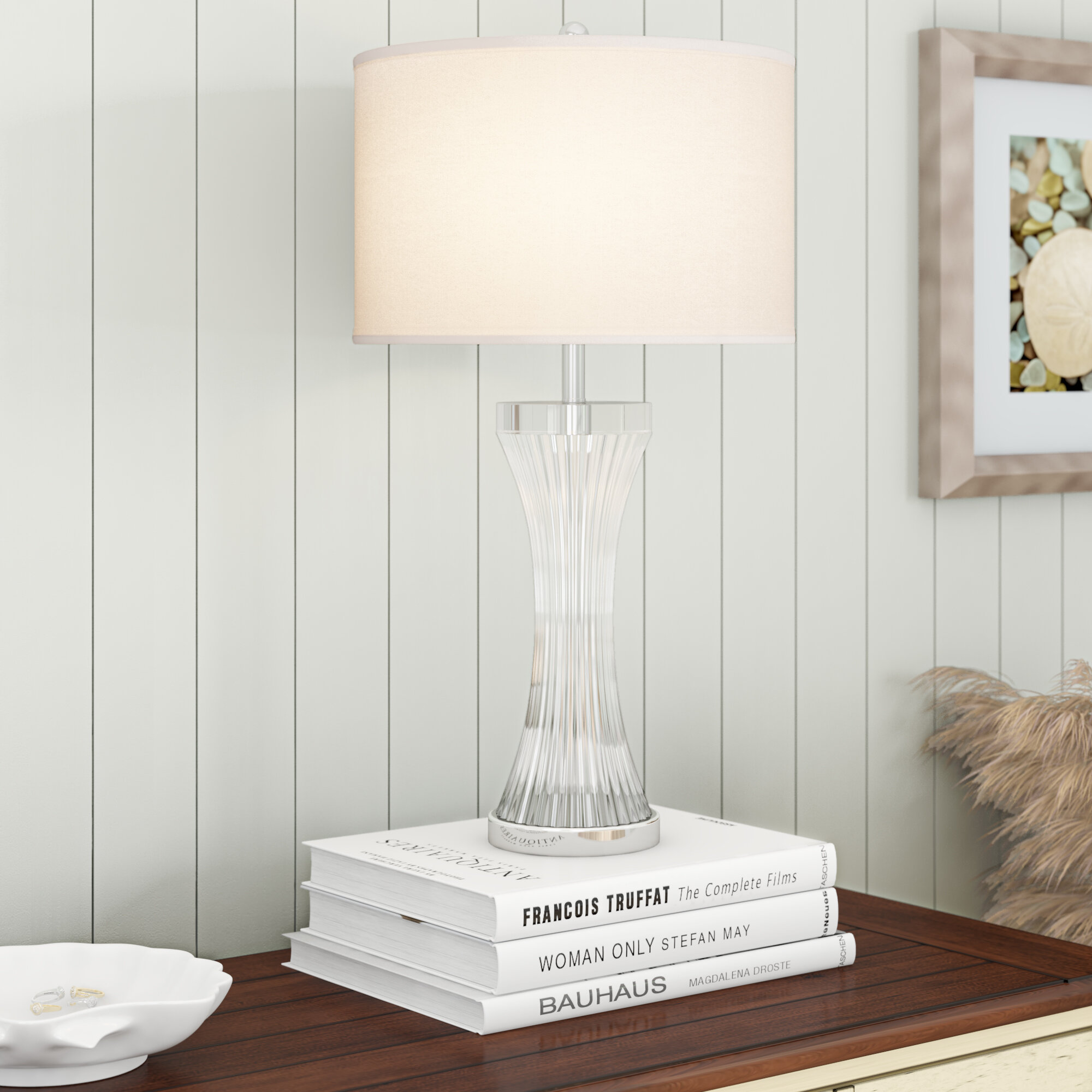 Red Barrel Studio® Aonan Glass Table Lamp & Reviews | Wayfair