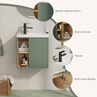500mm Single Bathroom Vanity with Basin