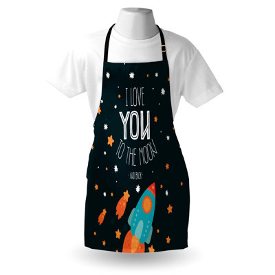 No Pattern Bib Apron