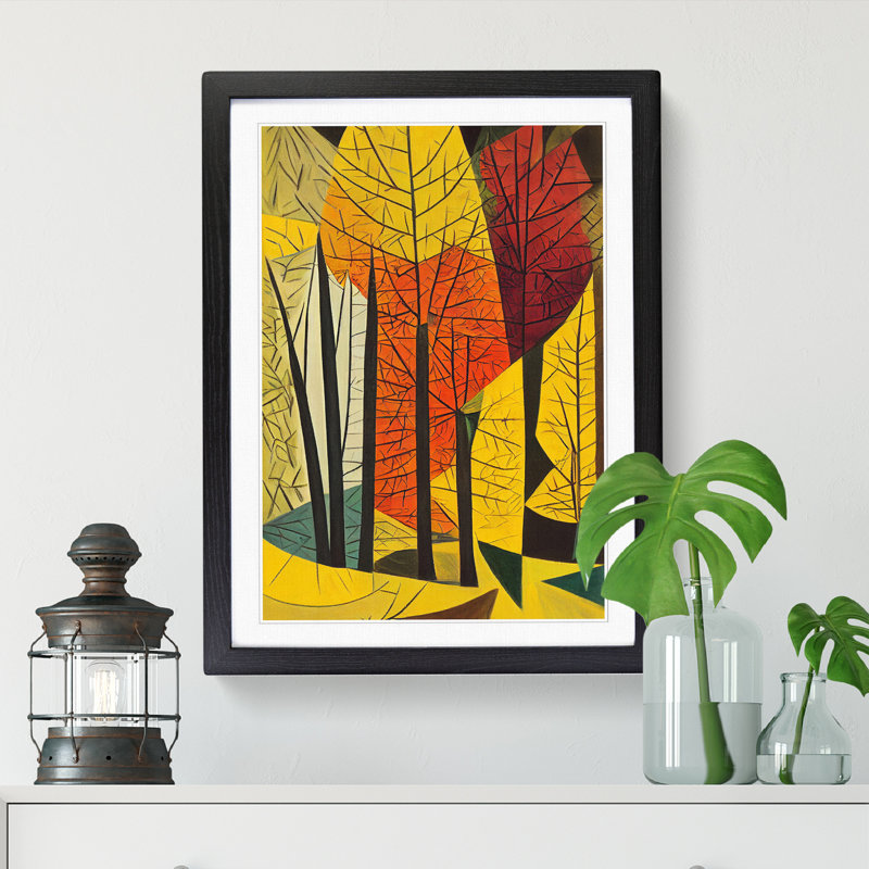 Autumn Forest Vol.4 - Framed Print, 64cm H x 46cm W, Oak Framed