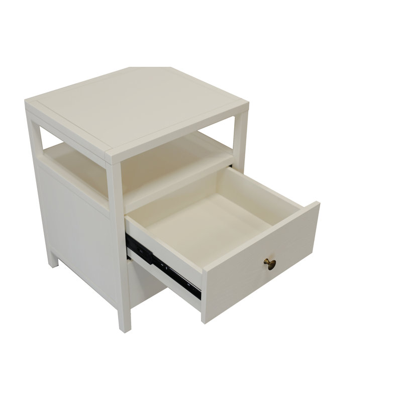 Gracie End Table, Coconut Milk