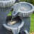 Weather Resistant Floor Fountain with Light