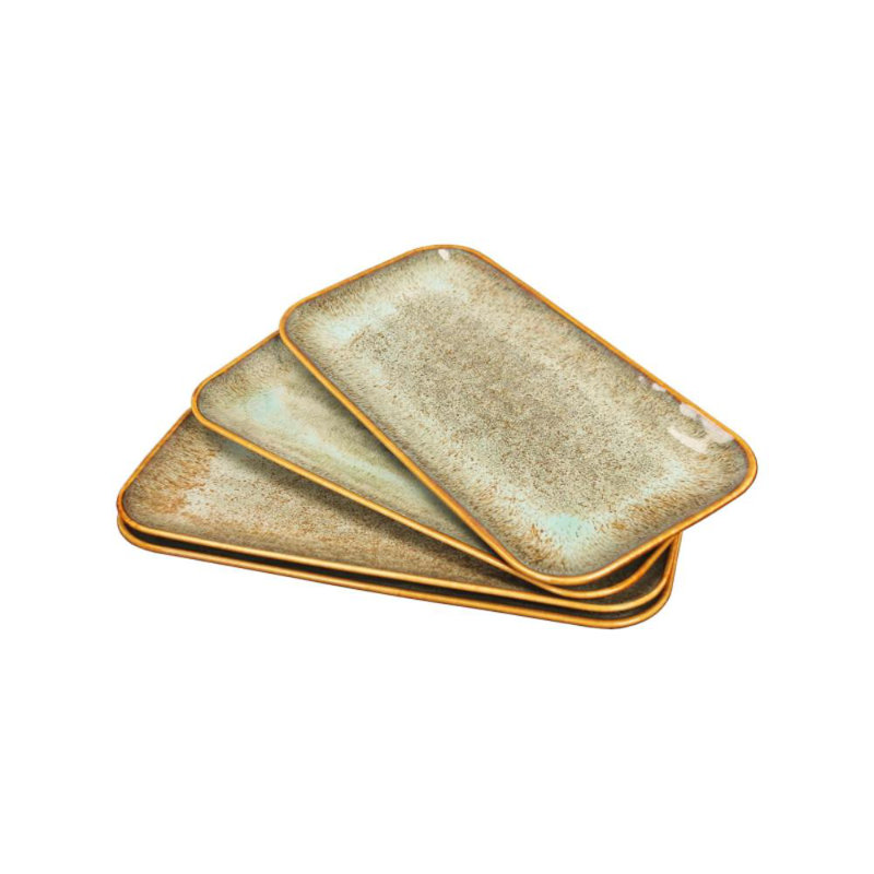 PLATEAUX DE PORCELAINE RÉSISTANT AUX RAYURES