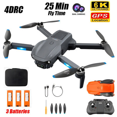 F12 Rc Drone Gps 5g Wifi 6k Hd Wide Angle Dual Camera Smart Follow Quadcopter,professional Drones/adult Drones, For Beginners