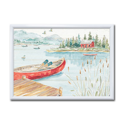 " Lake House Canoes I "