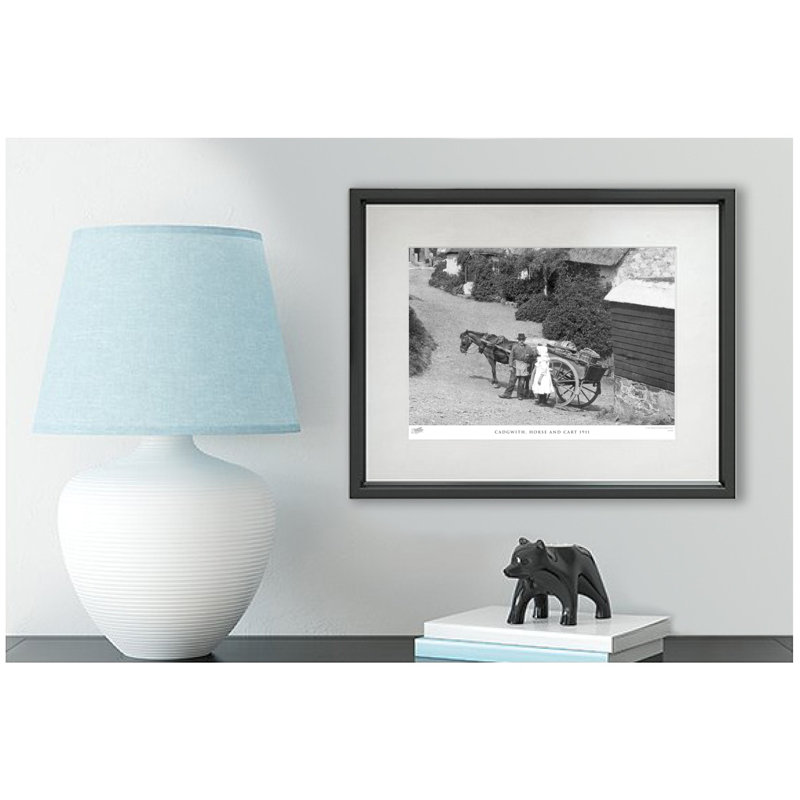 Cadgwith, Horse And Cart 1911 - Single Picture Frame Print, 45cm H x 60cm W x 2.3cm D