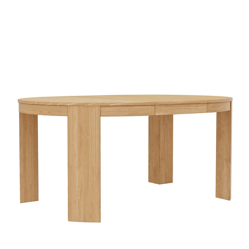 Table de salle à manger extensible 48 po Payton, Naturel