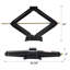 Ciseaux stabilisateurs pour véhicule récréatif, capacité de 5000 lb, extension de 24 pouces, acier robuste avec manivelle, ensemble de 2, noir-55790710
