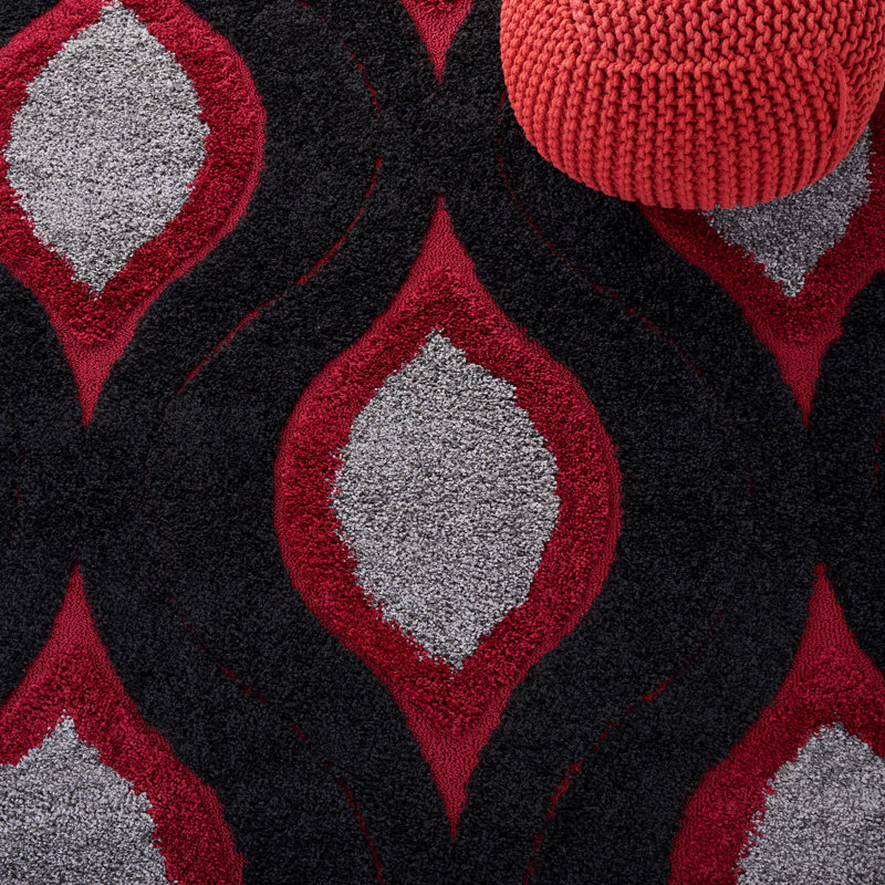 Alsup Shag Performance Geometric Rug, Rectangle 5'3" x 7'6"