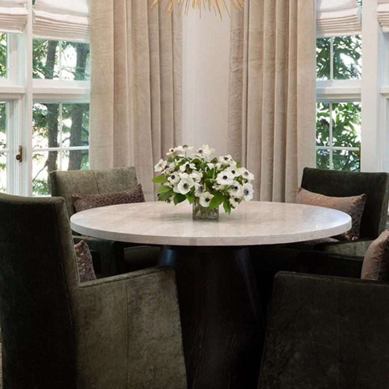 Odion By Michael Weiss Solid Wood Table Base, Casa Blanca