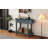 Elegant Retro Console Table With Curved Design And Smooth Glaze-123005111