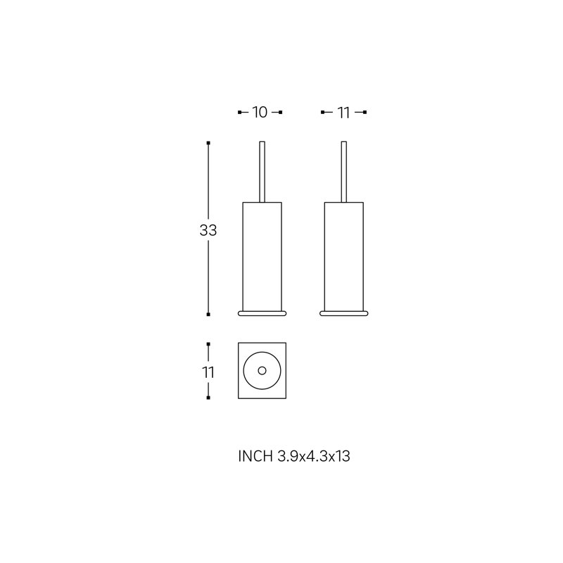 FREE STANDING TOILET BRUSH