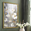 FLORAL Series CDVII - reproduction encadrée de qualité supérieure - prête à être accrochée - aucun clou requis-606654060-606654057