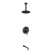 Complete Shower System with Rough in-Valve