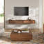 Meuble télé flottant avec table basse carrée 39,37 po Blosse, entièrement assemblé-101250173-124521491