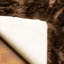 Tapis brun foncé en fausse fourrure Diller-908860379