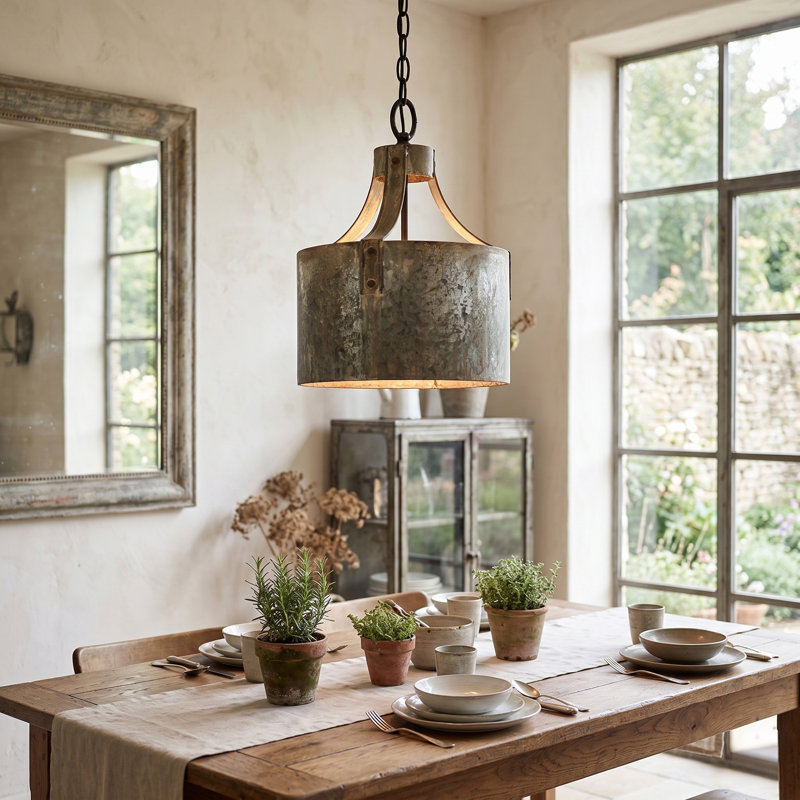 D11x15" Dane Iron X-Light Chandelier