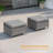 Patio Outdoor Furniture Set Rattan Coversation Seating Set Thickening Cushions With 3-Seater, Ottomans for Lawn, Poolside-1473036310-1473036299