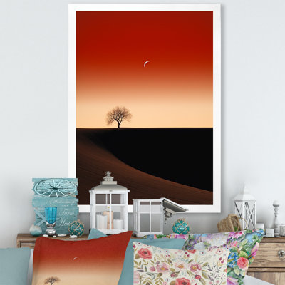 Sunsets Simplicity Desert Solitude I