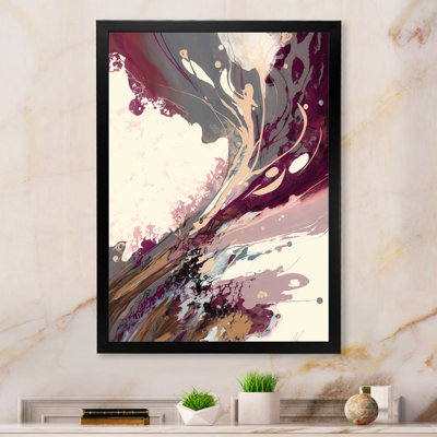«Celebration In Raspberry Blush II», reproduction sur toile