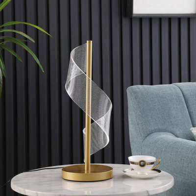 Lampe de table à DEL 18,75 "In Dinamo Modern"
