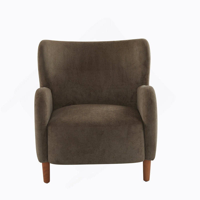 Fauteuil club Parmelee, Marron foncé