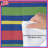 Blue Green Yellow Stripes Comforter-128741836