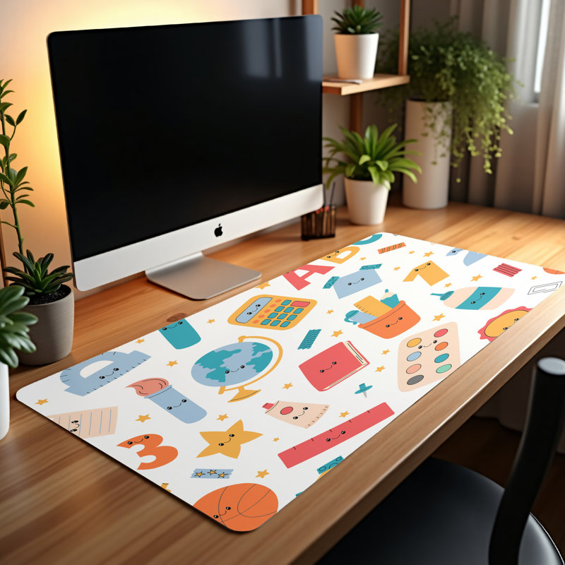Polyester Desk Pad, 31.5x15.5