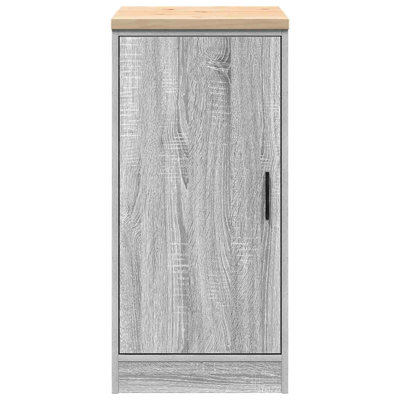 Solid Wood Single Storage Cabinet ( 85cm H x 40cm W x 51cm D)