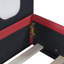 Lit plateforme simple pour voiture de course rouge avec roulettes, assurant une fabrication en forme de voiture durable et une nuit confortable-489501395