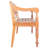 Batavia Bench Entryway Bench with Back for Hallway Solid Wood Mahogany-1691036397-1661524408